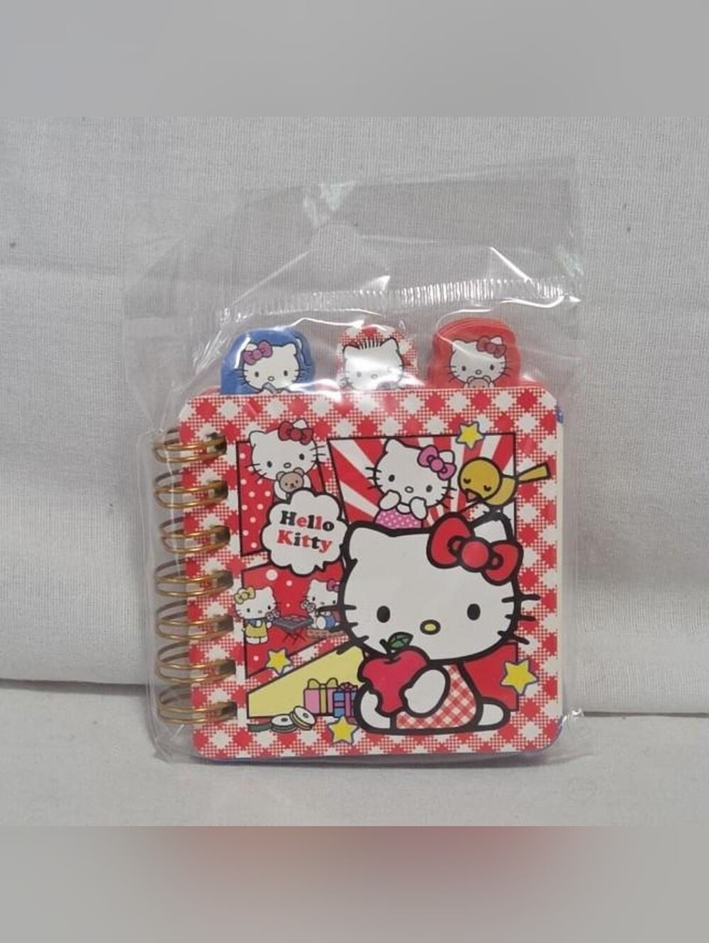 Hello Kitty tabbed mini notebook